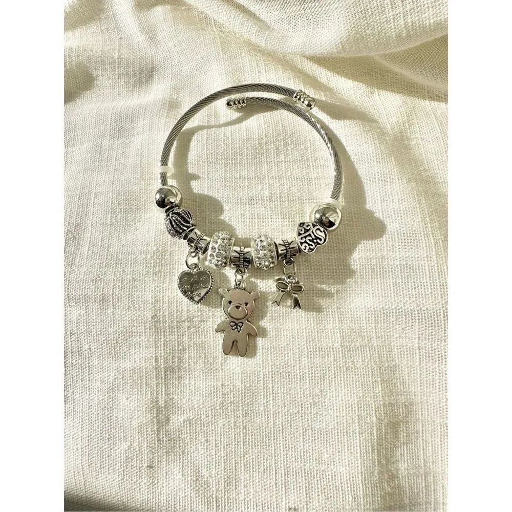 Cute Teddy bear charm bracelet